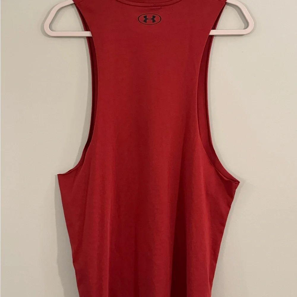 Under Armour Men's Red Tank Top - Picture 4 of 4